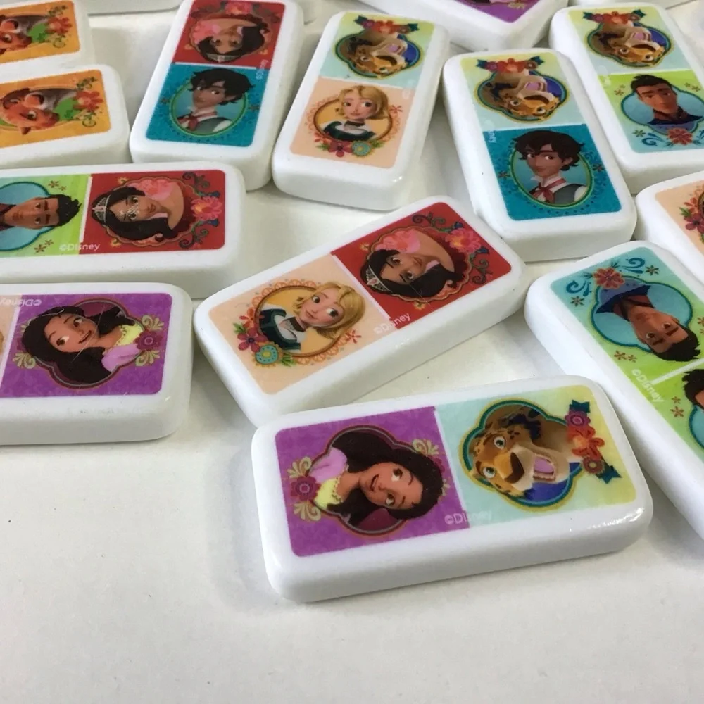 Disney Elena of Avalor Dominoes Game 28 Tiles in Collectible Tin by Cardinal